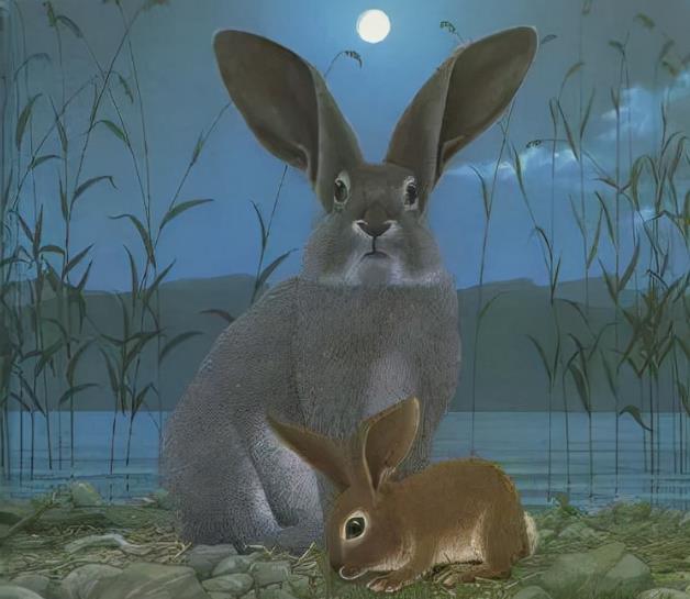 《再见，小兔子》绘本故事读后感 一只大灰兔的故事-有孕帮